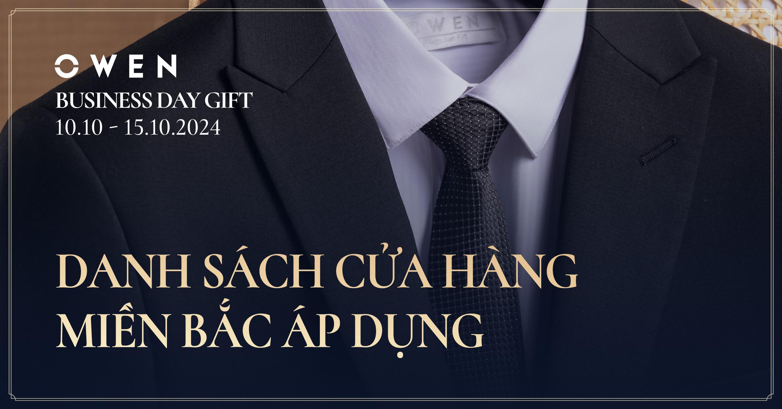 DANH SÁCH CỬA HÀNG MIỀN BẮC ÁP DỤNG CHƯƠNG TRÌNH NGÀY DOANH NHÂN 13/10