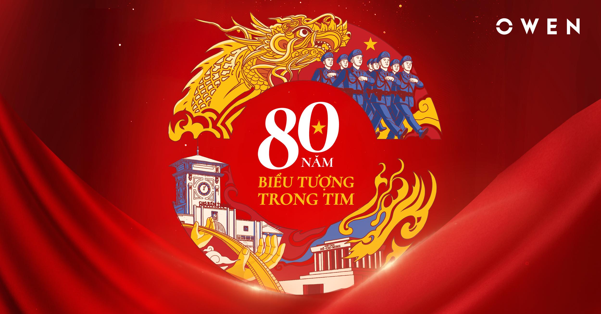 OWEN CHÍNH THỨC TUNG LOGO KỶ NIỆM ĐẠI LỄ 2/9 | 80 NĂM - BIỂU TƯỢNG TRONG TIM