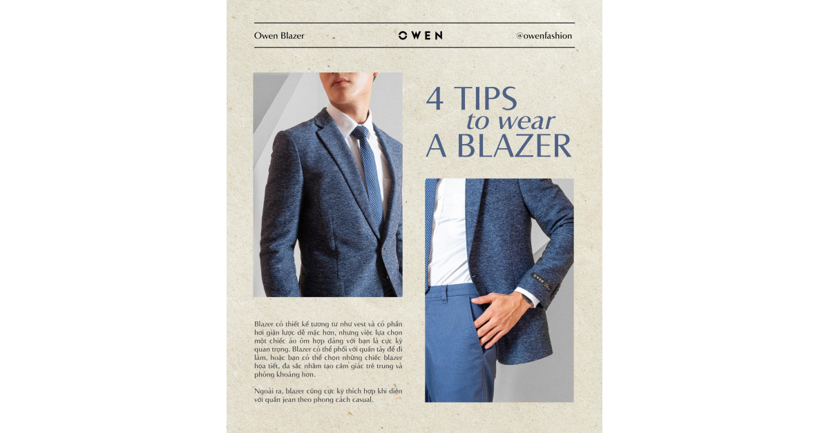 CHÀNG ĐÃ BIẾT CÁCH CHỌN BLAZER ĐÚNG CHUẨN CHƯA?