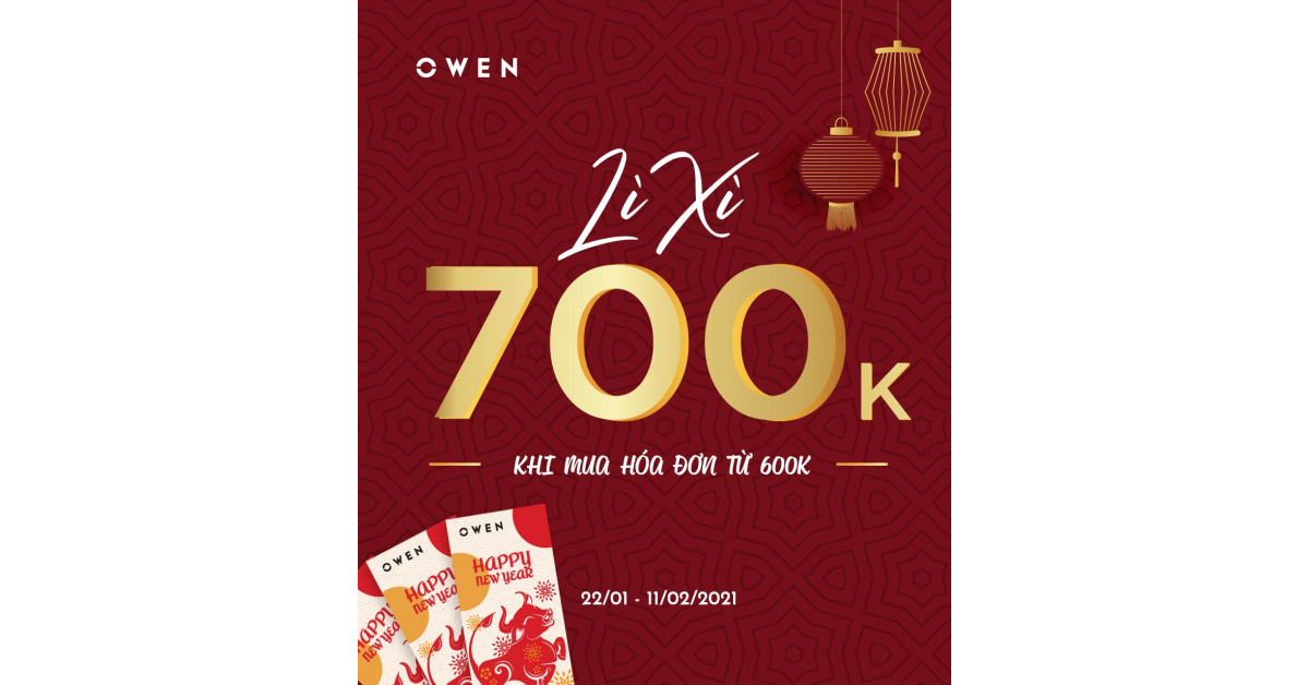 MIỀN NAM | DANH SÁCH CỬA HÀNG ÁP DỤNG CHƯƠNG TRÌNH LÌ XÌ 700K