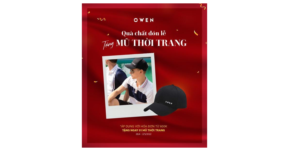 QUÀ CHẤT ĐÓN LỄ - TẶNG MŨ THỜI TRANG