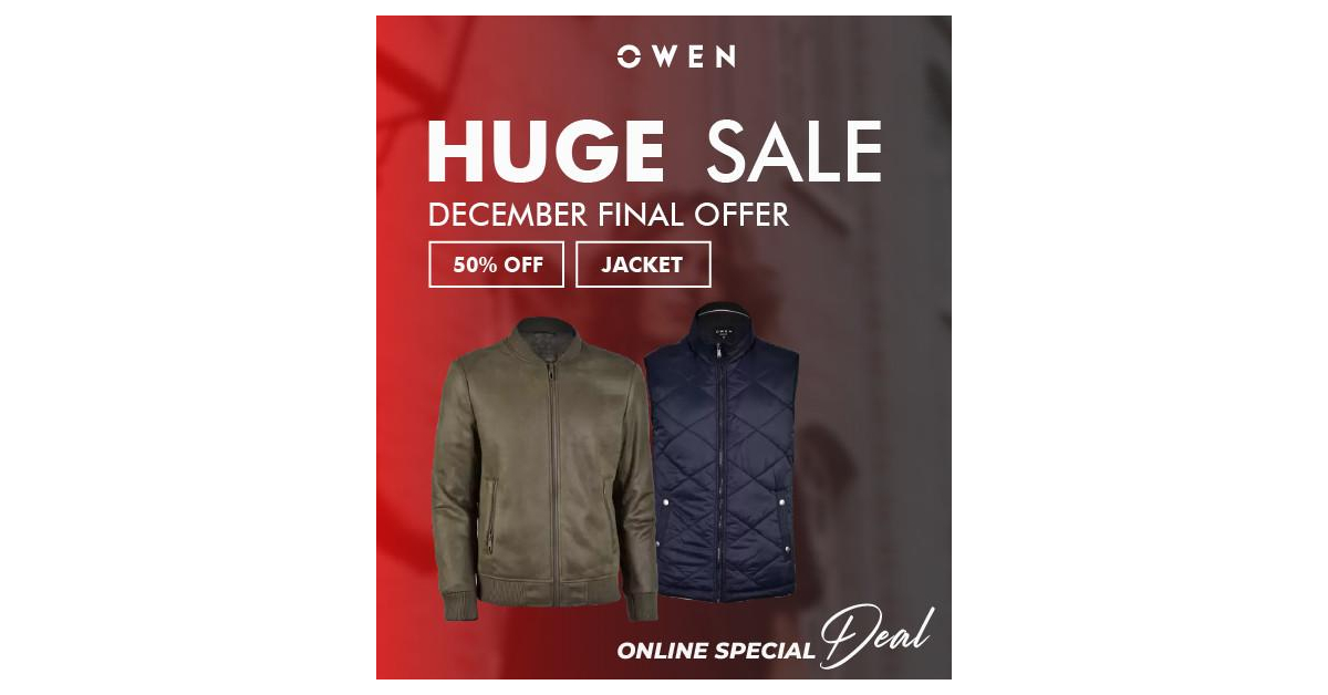 SĂN SALE 50% ÁO JACKET OWEN CHẤT LƯỢNG CAO