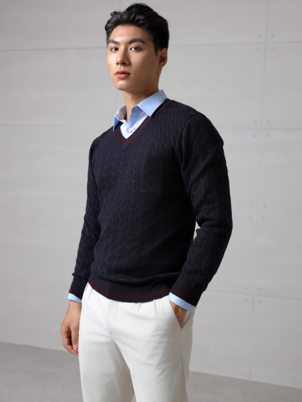 Áo len nam - ALC256041