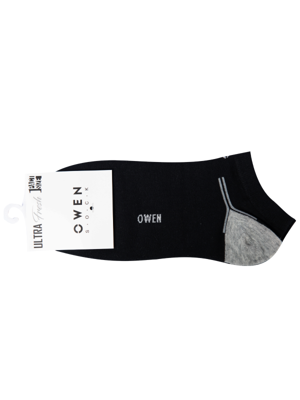 TA221455-Tất nam Owen  - Đen BL-KMS